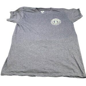 Surf Style Womens Size Medium Tee Shirt Clearwater Beach Florida Graphic Gray